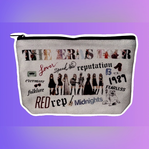Taylor Swift - Large Eras Tour Canvas Pouch - Picture 1 of 4